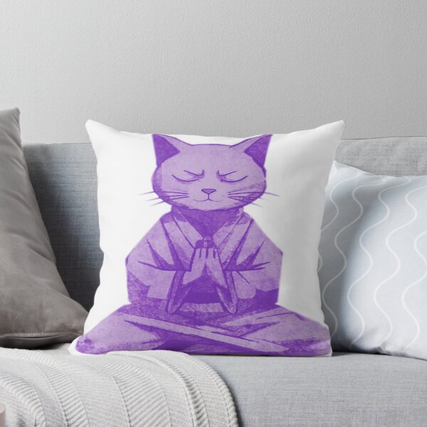 Item preview, Meditating Monk Cat designed and sold by kinpirks.