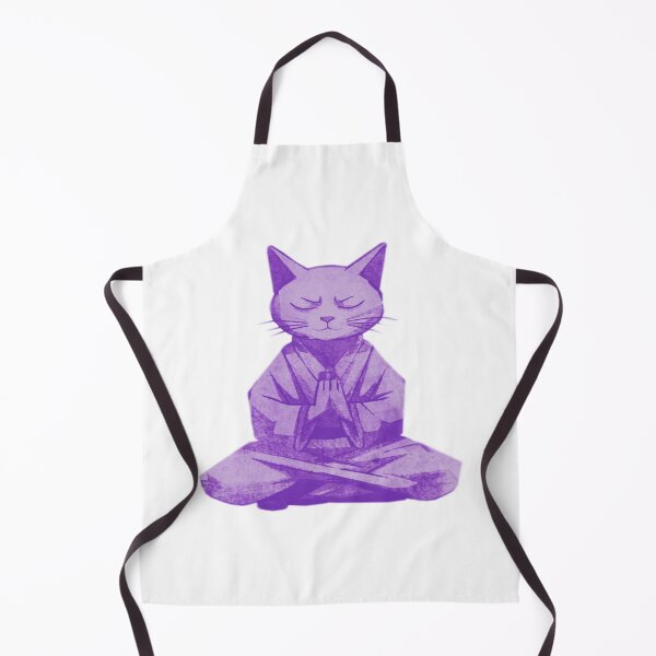 Item preview, Meditating Monk Cat designed and sold by kinpirks.