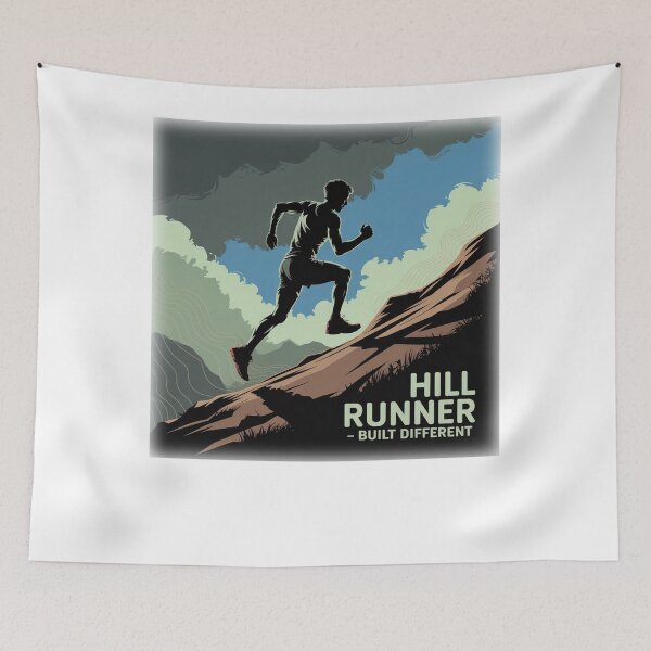Item preview, Hill Runner Built Different Scottish | Scotland Trail Running Gift designed and sold by Loom on the Loch.