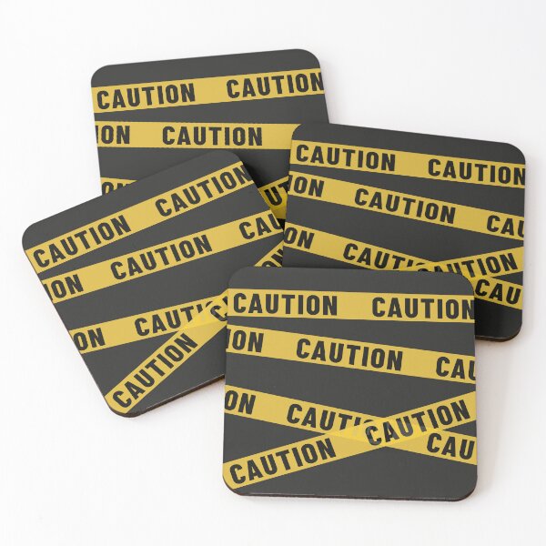 Item preview, Yellow Caution Tape Halloween Design designed and sold by Vector Woofs.