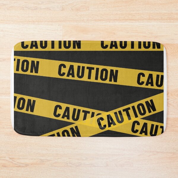 Item preview, Yellow Caution Tape Halloween Design designed and sold by Vector Woofs.