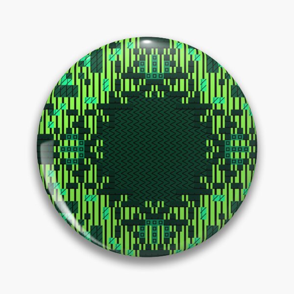 Item preview, Cybercore Algae - Green Pond Theme designed and sold by Dancing Squares Art.