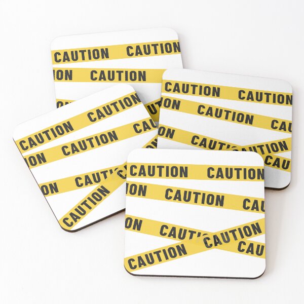Item preview, Halloween Caution Tape | Spooky Warning Design designed and sold by Vector Woofs.