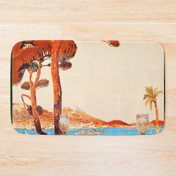 Item preview, Vintage Toulon Travel Poster | Art Deco Style | Mediterranean Coast | 20th Century Tourism | Splendid Harbor & Marvelous Sites designed and sold by artofuniverse.