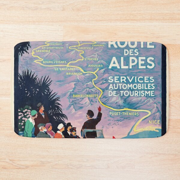 Artikelvorschau, Vintage Art Deco Reiseposter | La Route des Alpes | PLM Eisenbahn-Abenteuer | Tourismuskunst des frühen 20. Jahrhunderts entworfen und verkauft von artofuniverse.