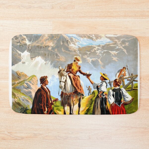 Item preview, Vintage Swiss Alps Travel Poster | Jungfrau Region Art | Early 20th Century Decor & P.L.M. Railway Memorabilia designed and sold by artofuniverse.