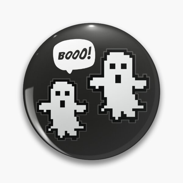 Item preview, Trío de fantasmas de 8 bits: arte retro de píxeles sobre fondo negro (variaciones de 1, 2 y 3 fantasmas) designed and sold by Vector Woofs.