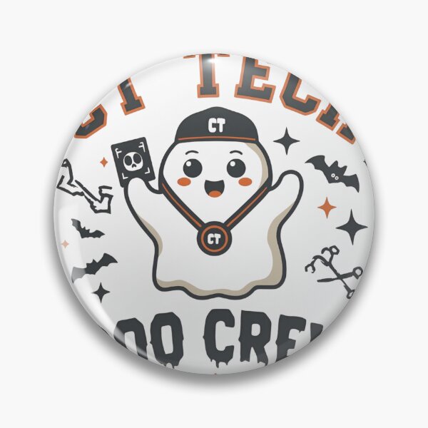 Item preview, CT Tech Boo Crew Funny Halloween Radiology T-Shirt for CT Technologists designed and sold by GAIDREDA.