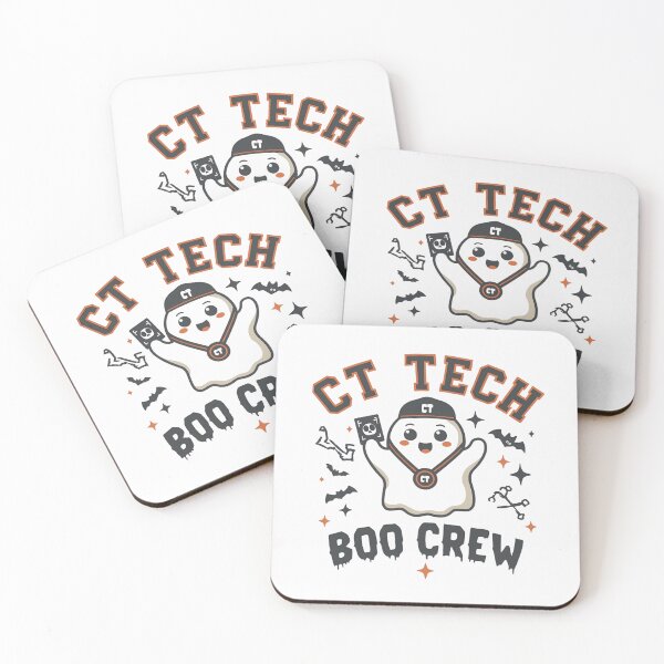 Item preview, CT Tech Boo Crew Funny Halloween Radiology T-Shirt for CT Technologists designed and sold by GAIDREDA.