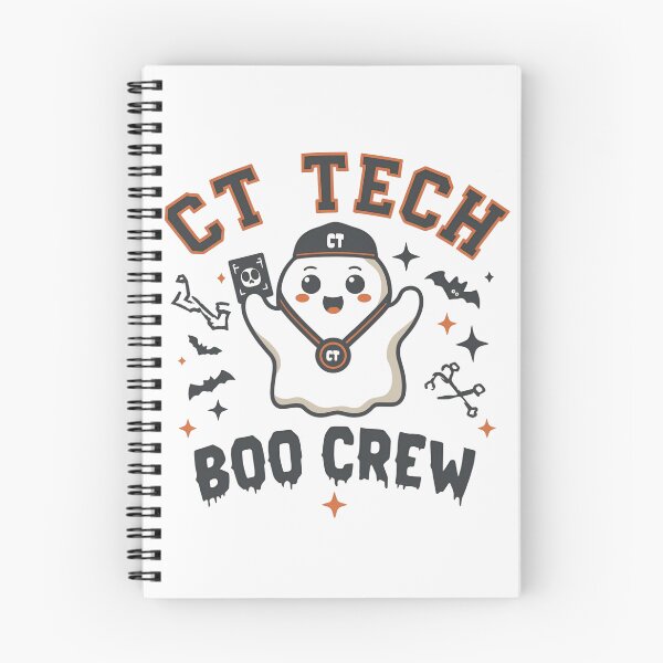 Item preview, CT Tech Boo Crew Funny Halloween Radiology T-Shirt for CT Technologists designed and sold by GAIDREDA.