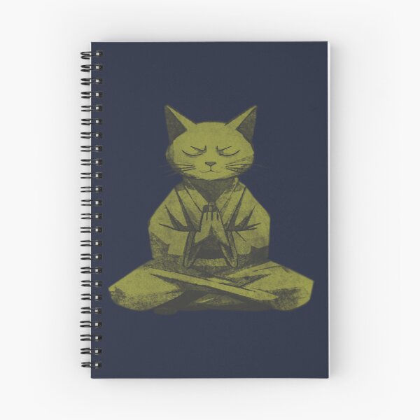 Item preview, Meditating Monk Cat designed and sold by kinpirks.