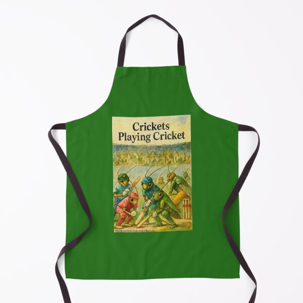 Item preview, Crickets Playing Cricket – Insect Sports Spectacle designed and sold by Rick London Gifts.
