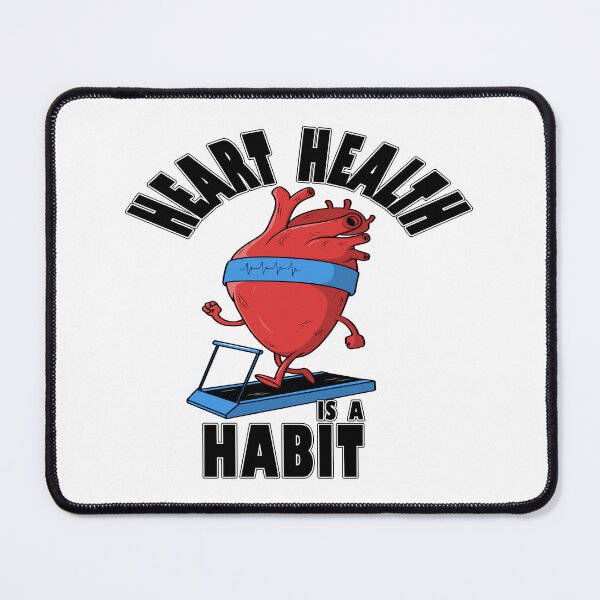 Item preview, HEART HEALTH IS A HABIT designed and sold by SocksPlusClub.
