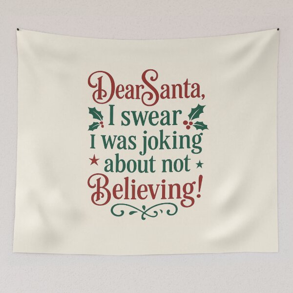 Item preview, Dear Santa I Swear I Was Joking Funny Christmas design designed and sold by Meandmyshop.