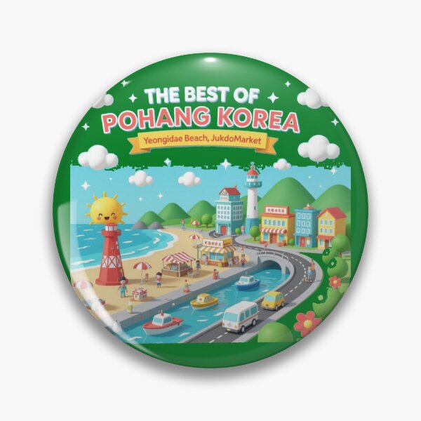 Item preview, The Best of Pohang Korea – 3D Funny Sketch , designed and sold by PaintMeWorld.