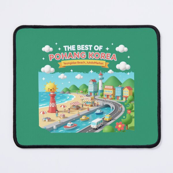 Item preview, The Best of Pohang Korea – 3D Funny Sketch ,  designed and sold by PaintMeWorld.