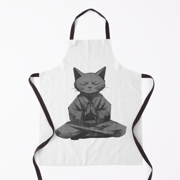 Item preview, Meditating Monk Cat designed and sold by kinpirks.