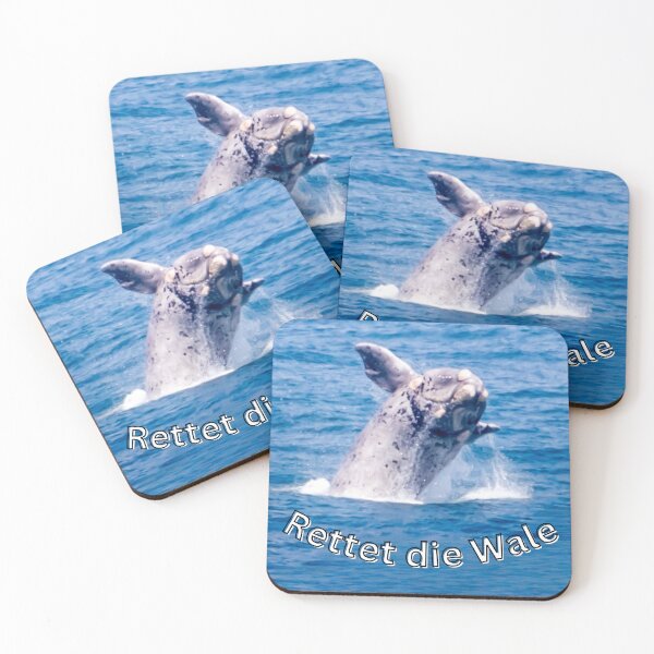 Item preview, Save the Whales - Fascinating nature photo & statement for marine conservation designed and sold by Katja LebenFreude.