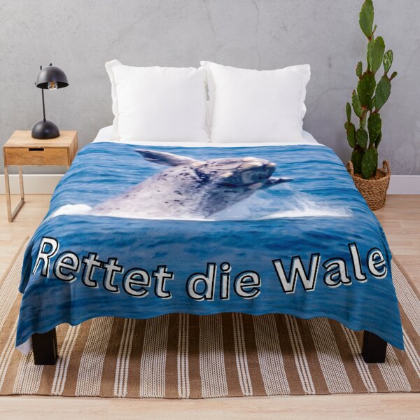 Item preview, Save the Whales - Fascinating nature photo & statement for marine conservation designed and sold by Katja LebenFreude.