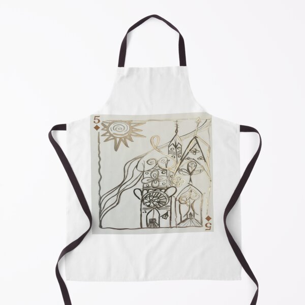 Item preview, Golden Cathedral – The Five of Diamonds designed and sold by Ateliê dos Naipes .