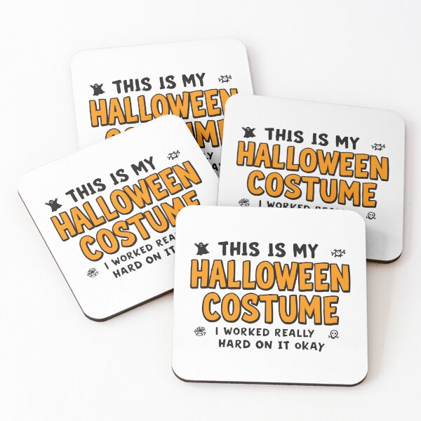 Item preview, This Is My Halloween Costume I Worked Really Hard On It Okay Funny T-Shirt designed and sold by GAIDREDA.