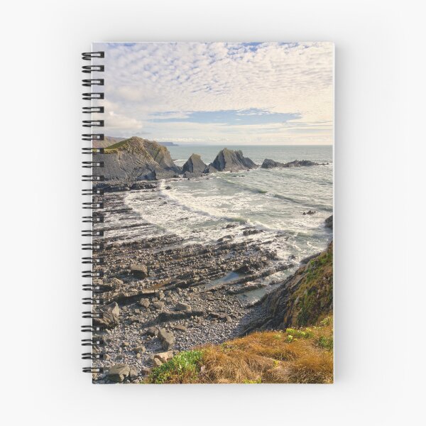 Item preview, Portrait of Hartland Quay designed and sold by hawkie.