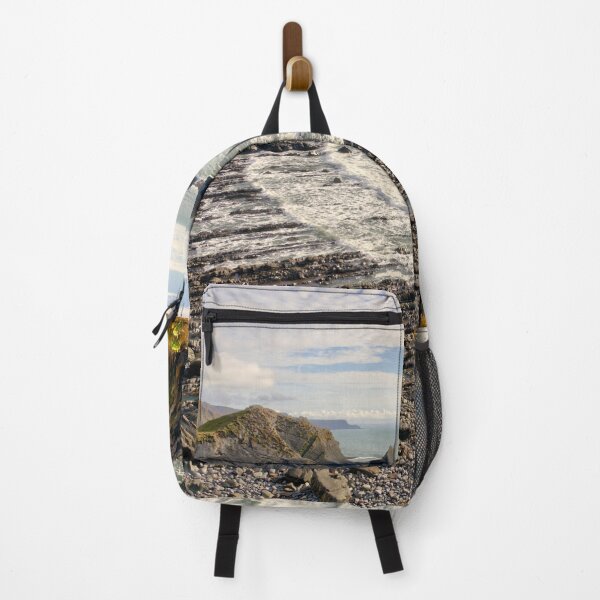 Item preview, Portrait of Hartland Quay designed and sold by hawkie.