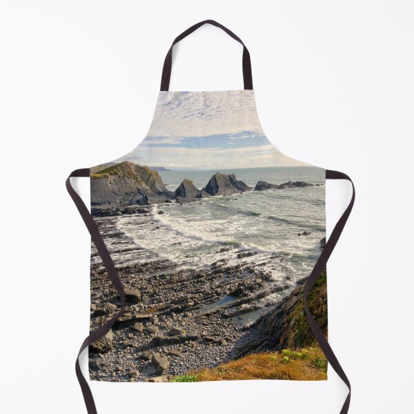Item preview, Portrait of Hartland Quay designed and sold by hawkie.
