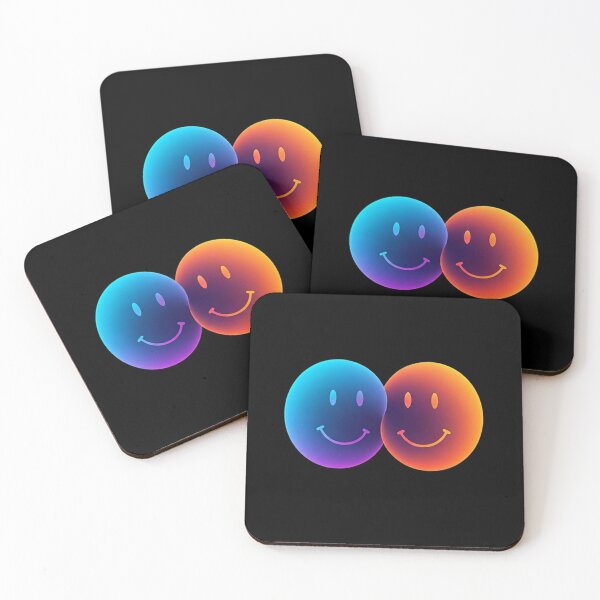 Item preview, Abstract Intertwined Smiley Faces – Modern Infinity Design with Vibrant Gradient Colors | Digital Vector Art designed and sold by PixelVibe782.