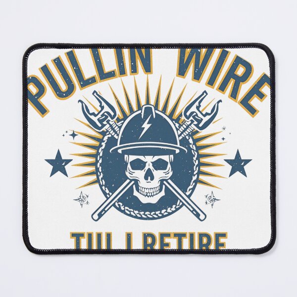 Item preview, Pullin’ Wire ’Til I Retire Electrician T-Shirt | Funny Sparky Workwear Gift, Funny Shirt, Valentine Shirt gift, Valentine Day Cut File designed and sold by GAIDREDA.