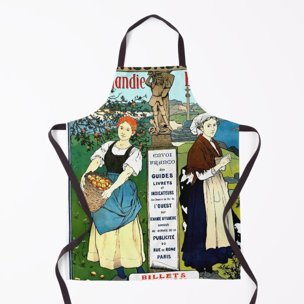 Item preview, Vintage Art Nouveau Travel Poster | Chemins de Fer de l'Ouest | Excursions to Normandy & Brittany | Railway Promotion designed and sold by artofuniverse.