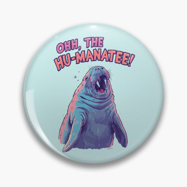 Item preview, Ohh the Hu-manatee! designed and sold by Pastel & Neon art store.