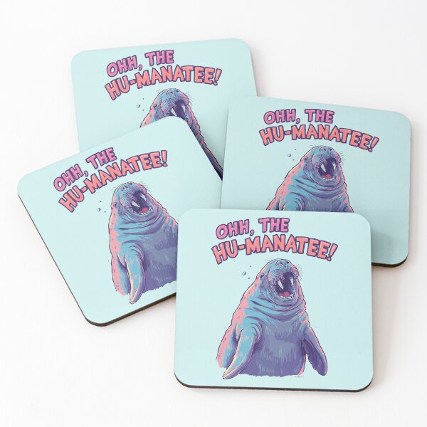 Item preview, Ohh the Hu-manatee! designed and sold by Pastel & Neon art store.
