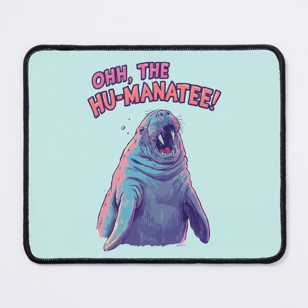 Item preview, Ohh the Hu-manatee! designed and sold by Pastel & Neon art store.