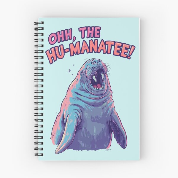 Item preview, Ohh the Hu-manatee! designed and sold by Pastel & Neon art store.