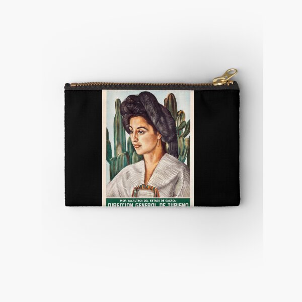 Item preview, Vintage Mexico Tourism Poster | Yalalteca Woman Portrait | Mid-20th Century Art | Oaxaca Culture & Indigenous Heritage designed and sold by artofuniverse.