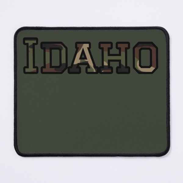 Item preview, Idaho Camo Typography – Rugged Outdoor Military Style Design designed and sold by Long Family Gifts.