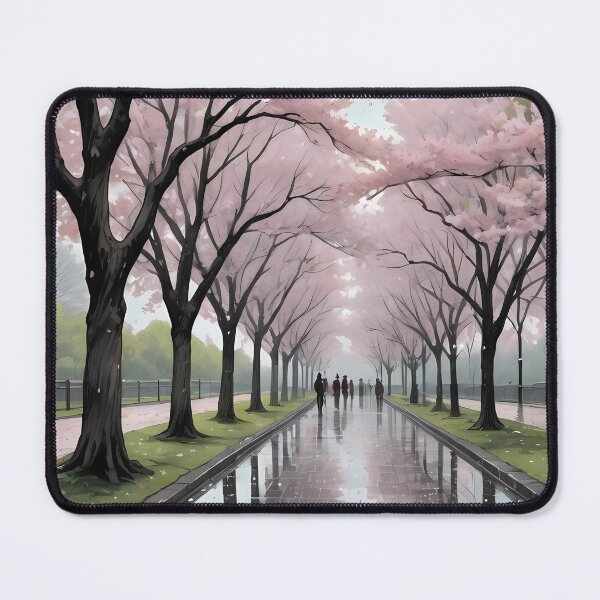 Item preview, Cherry Blossom Rain Shower designed and sold by HorizonHues.