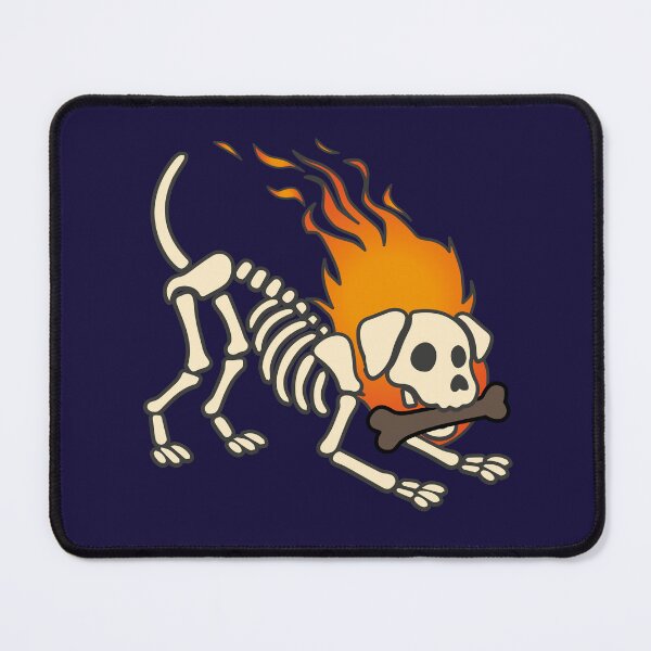 Item preview, Hellhound Puppy Playful Pose with Fire designed and sold by Vector Woofs.