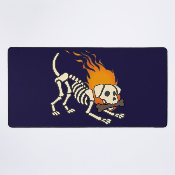 Item preview, Hellhound Puppy Playful Pose with Fire designed and sold by Vector Woofs.