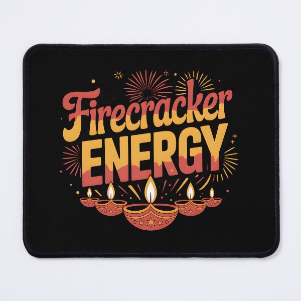 Item preview, Firecracker Energy – Diwali Diyas and Fireworks Design designed and sold by Jollys-ArtShop.