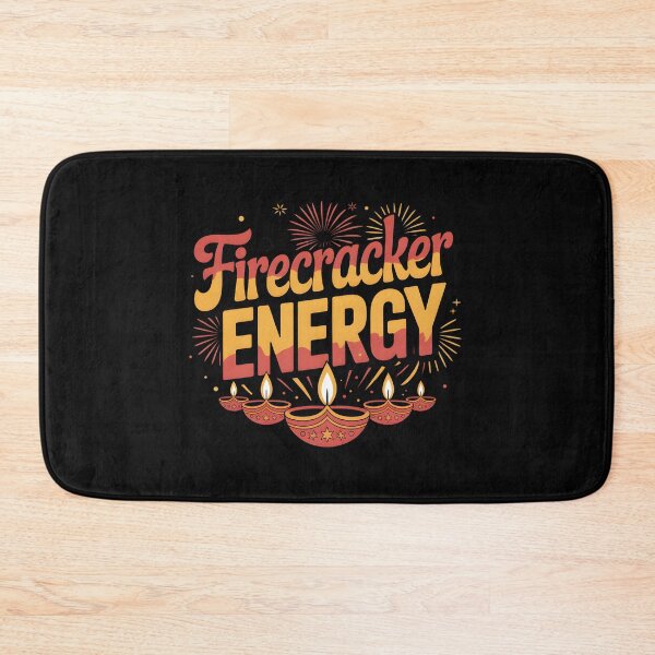 Item preview, Firecracker Energy – Diwali Diyas and Fireworks Design designed and sold by Jollys-ArtShop.