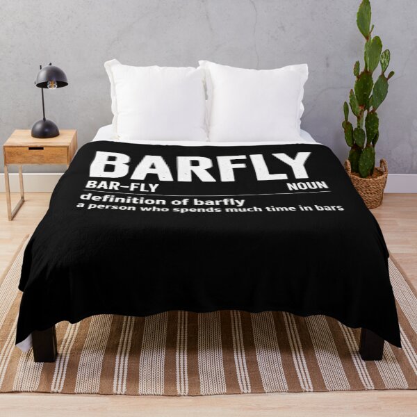 Item preview, Barfly Definition Funny Quote designed and sold by FreshVibe Prints.