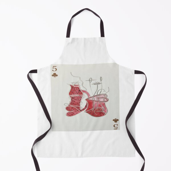 Item preview, Crimson Harmony – The Five of Clubs designed and sold by Ateliê dos Naipes .