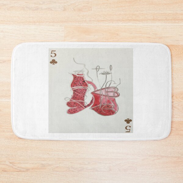 Item preview, Crimson Harmony – The Five of Clubs designed and sold by Ateliê dos Naipes .