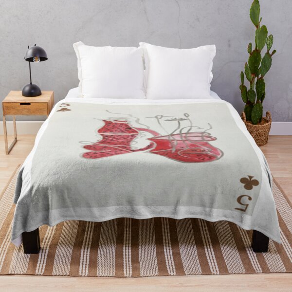 Item preview, Crimson Harmony – The Five of Clubs designed and sold by Ateliê dos Naipes .