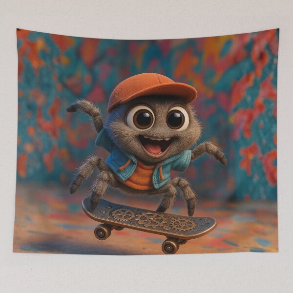 Item preview, Skater Jumping Spider designed and sold by Sillytoe.