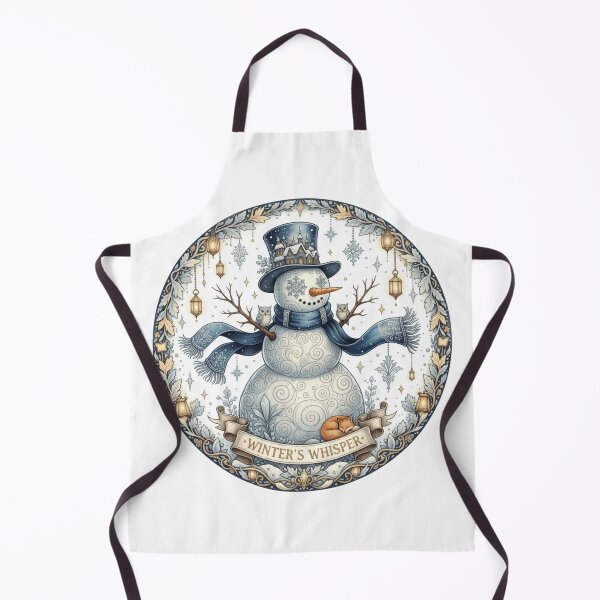 Item preview, Winter’s Whisper: Enchanted Snowman & Woodland Charm designed and sold by Cloud-Riders.