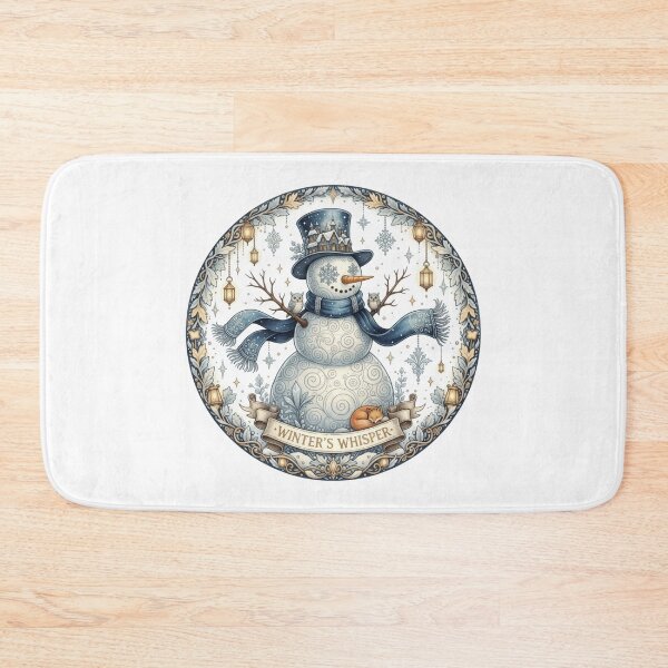Item preview, Winter’s Whisper: Enchanted Snowman & Woodland Charm designed and sold by Cloud-Riders.