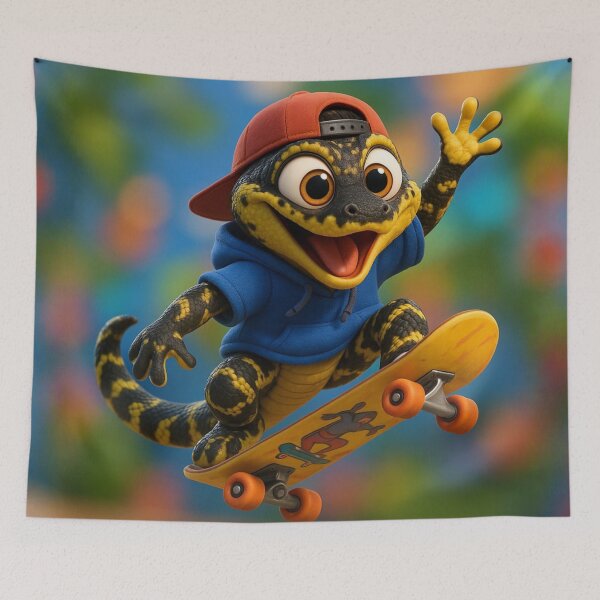 Item preview, Skater Jungle Carpet Python designed and sold by Sillytoe.